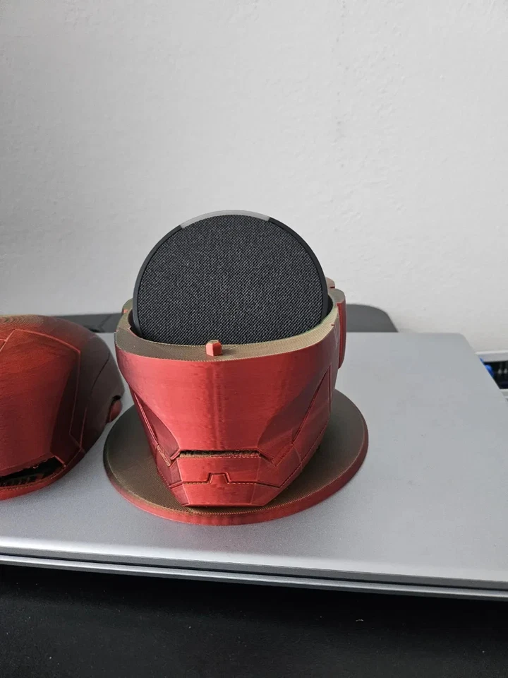 Supporto Iron Man per Alexa Echo Dot/Pop Fan Art Stampa 3D | Gadget Geek Marvel - Image 3 of 4