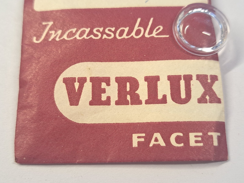 Verre De Montre Verlux – 29.8 Mm Rond Plat Minéral épaisseur 2 Mm – Neuf