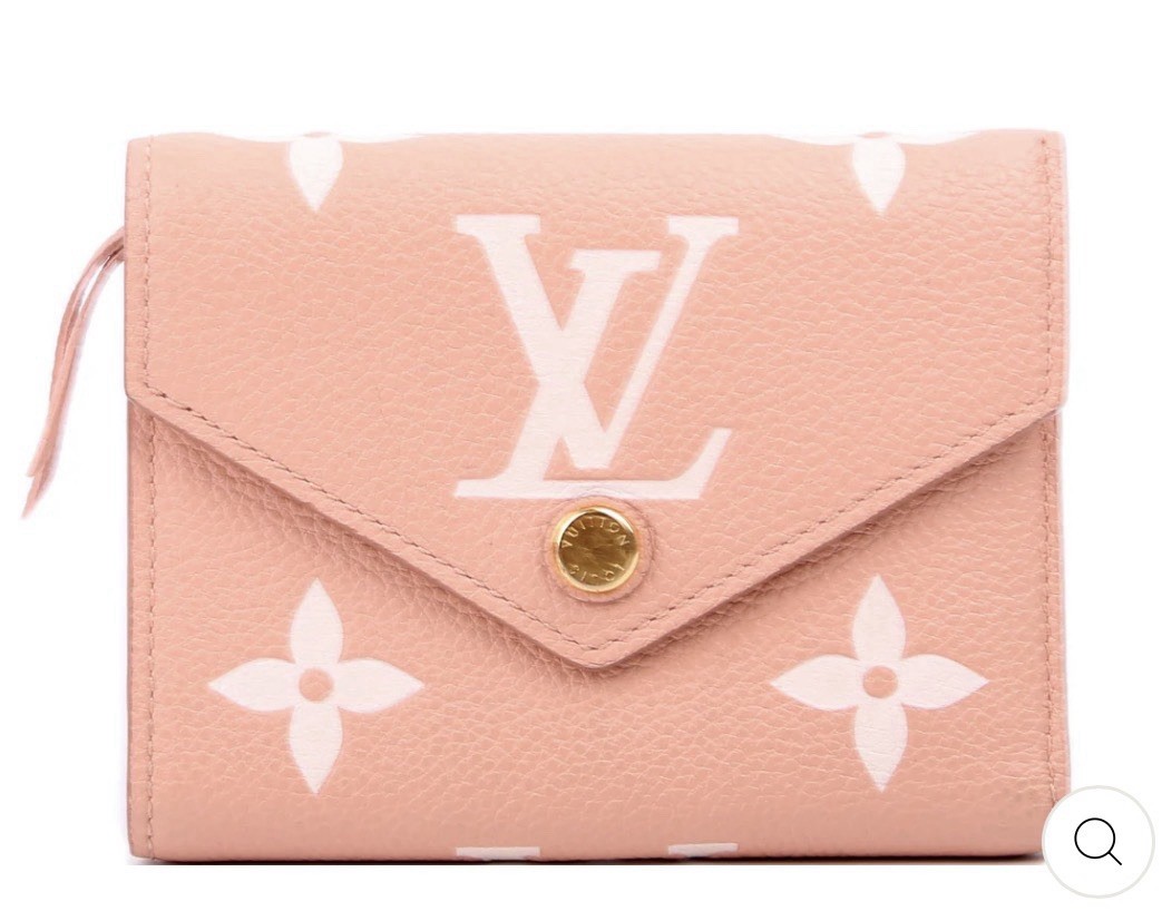 Louis Vuitton Victorine pink Bicolor Empreinte leather Wallet | eBay