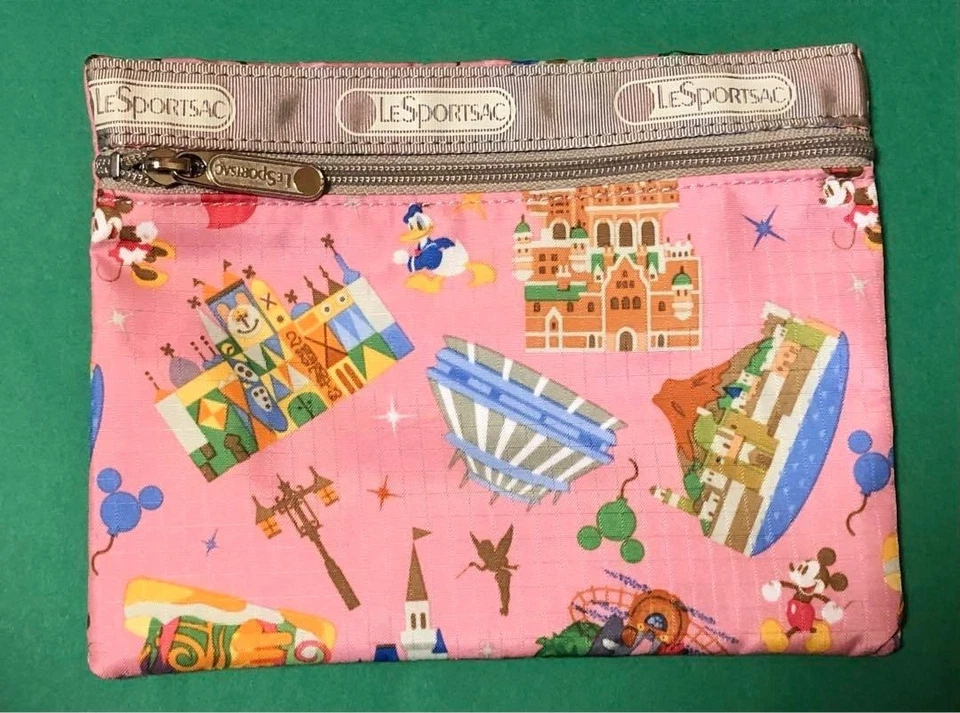 Disney LeSportsac Tote Bag Set Donald Duck Castle Japan Resort Exclusive 2108AK - Image 4 of 4