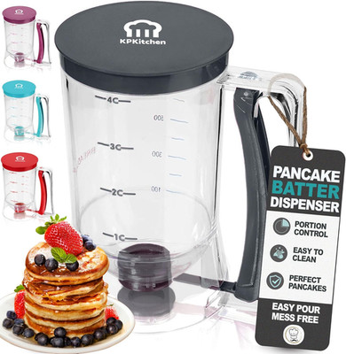 Pancake Batter Dispenser - Kitchen Must Have Tool for Perfect Pancakes, Cupcake,