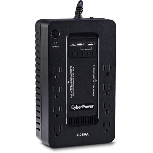 CyberPower ST625U-R 8-Outlet Standby Series 625VA/360W UPS Certified Refurbished