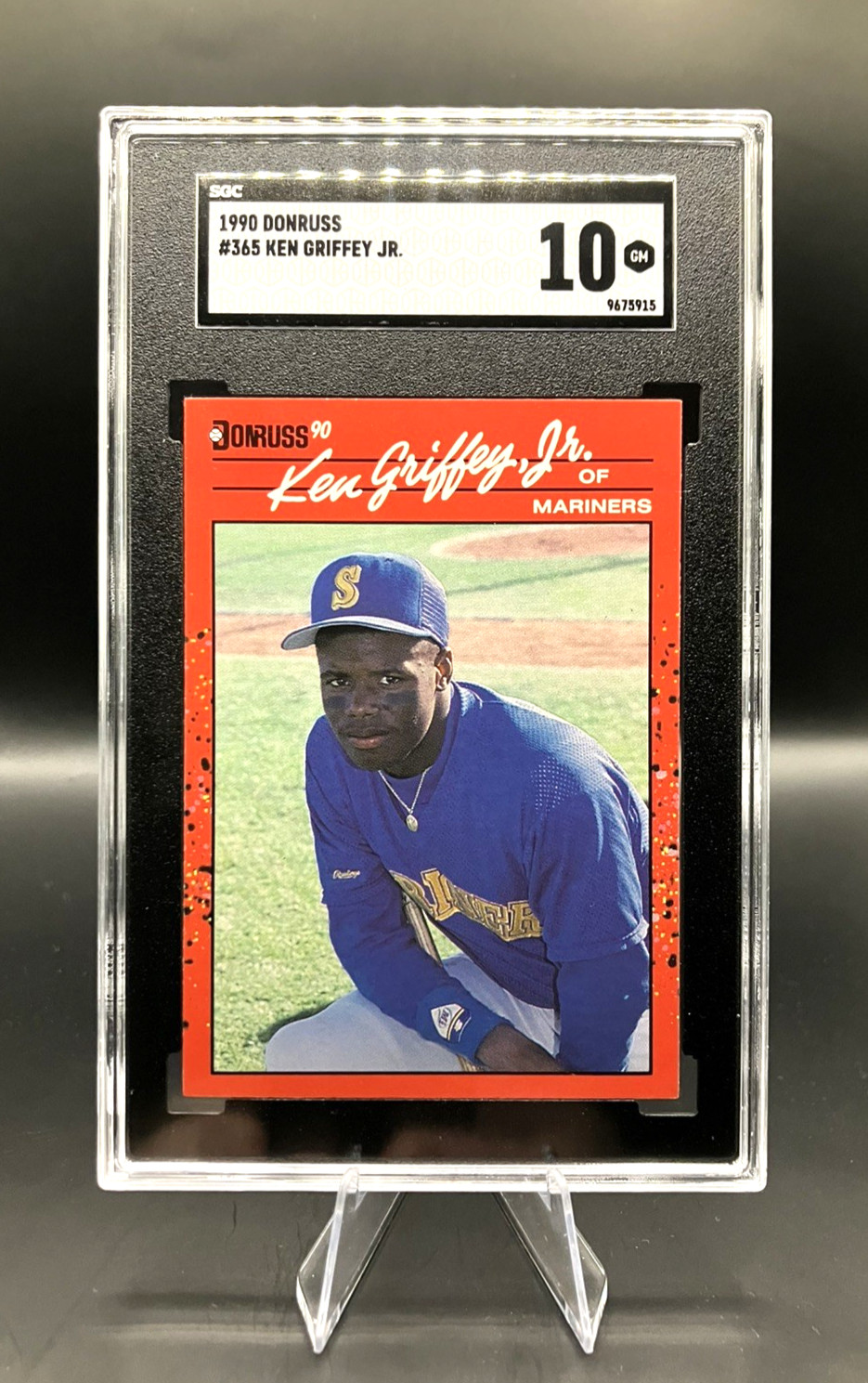 1990 Donruss - Ken Griffey Jr #365 - Mariners - Hall of Fame - SGC 10