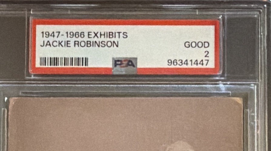 1947-66 Exhibits - Jackie Robinson PSA 2 view 2