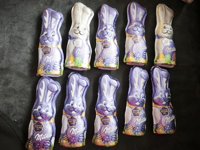 10x Milka Osterhase 45g Gemischt Osterhasen Paket 1