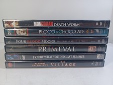 HORROR MOVIE DVD LOT OF 6 THRILLER SUSPENSE