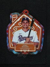 2024 Topps Holiday Oversized Ornaments Die-Cuts Corey Seager #MLBO-15 tv5