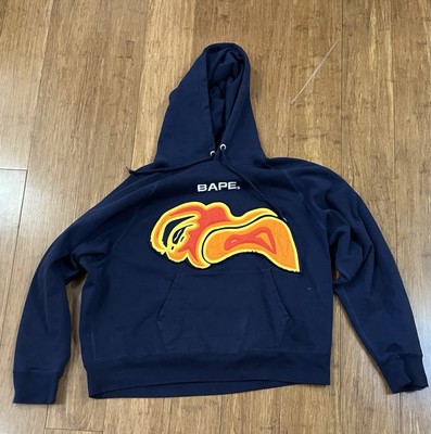 Bape Layered Patch Loose Fit Pullover Hoodie