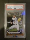 PSA 9 2025 Topps Now Roki Sasaki Gold Foil Rookie Tokyo Series Debut 14/50