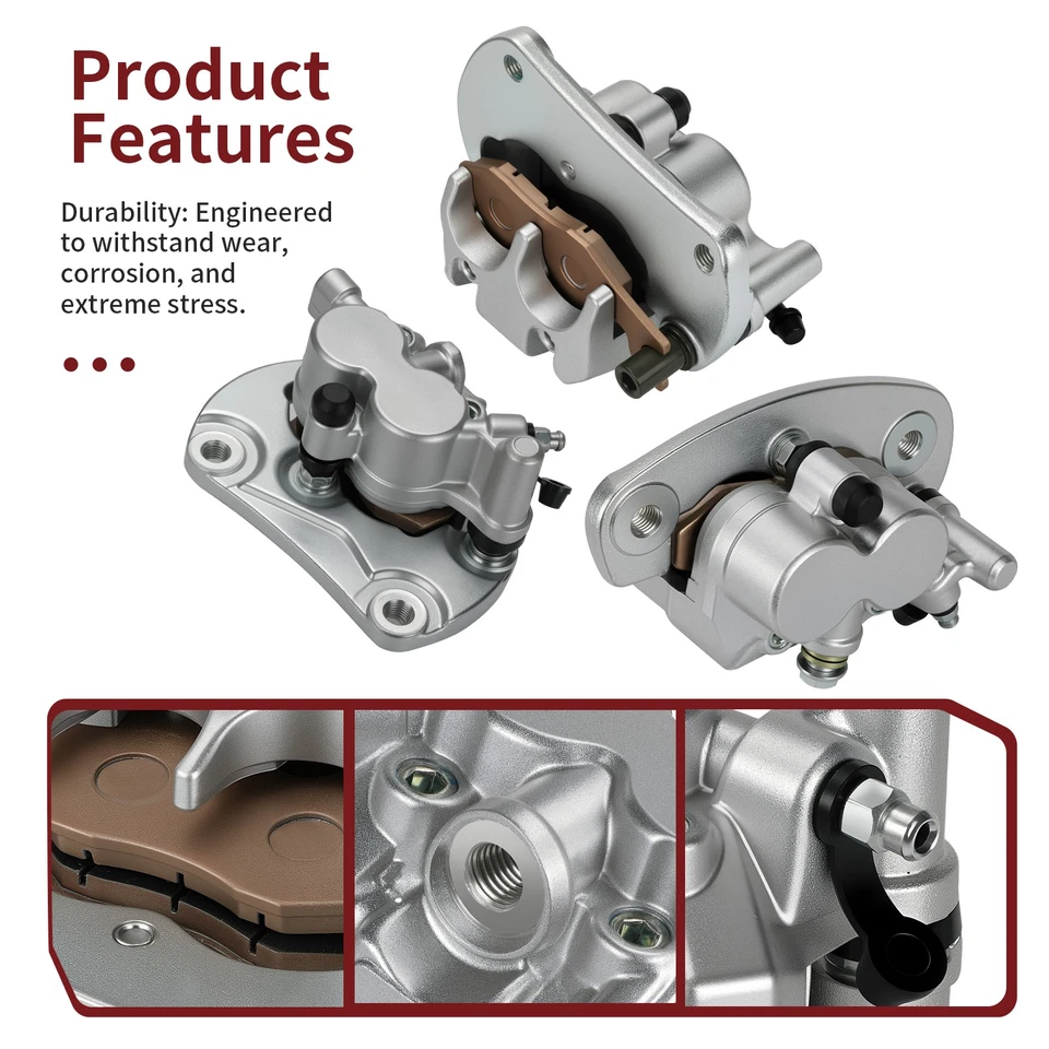 Pinzas de freno delanteras y traseras con pastillas para Can-Am Commander 1000 1000R Max 2011-2018 Foto 2 de 4