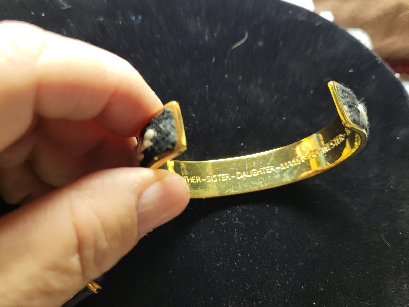 2 Signed Stella & Dot Bangle Bracelets - image 2