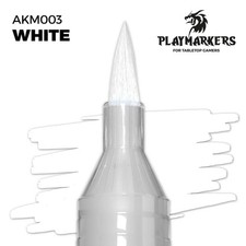 AK Interactive Playmarker White Paint Marker AKM003