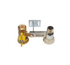 TECNOGAS - Mensola per contatore GAS  con Ø 1" 1/4 - 3/4" x 3/4" con interasse d