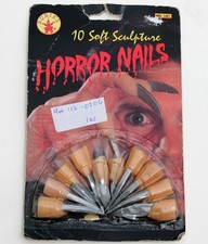 Rubie's Blade Silver Horror Nails Fake Plastic Costume
