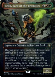 Bello, Bard of the Brambles (Borderless) Foil - Commander: Bloomburrow Mythic #0001