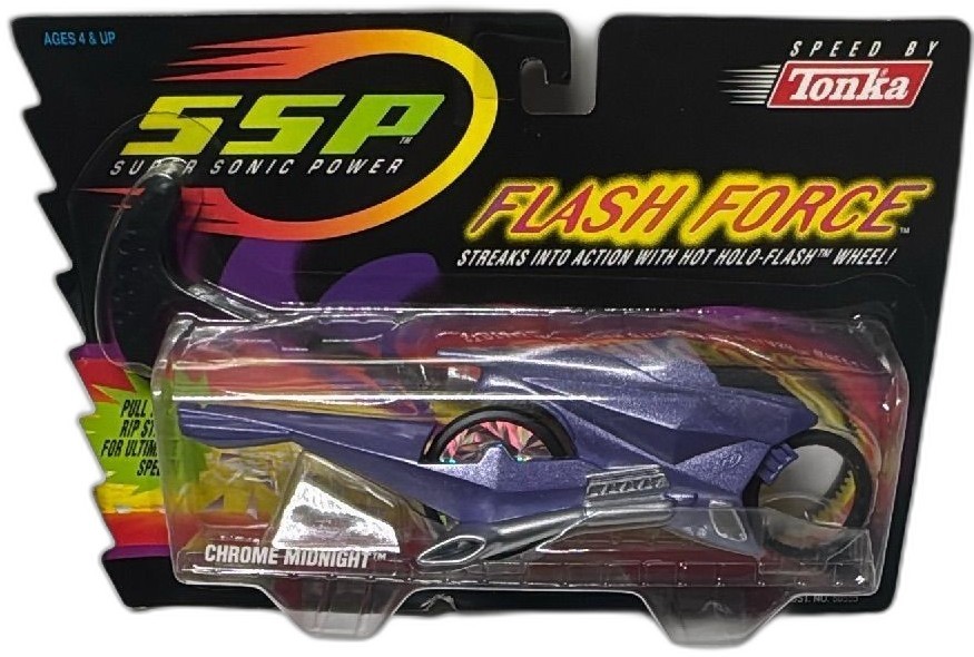 1995 Tonka SSP Super Sonic Power Flash Force Chrome Midnight New