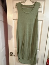 Women's Sleeveless Dress Green Size Medium Aerie
