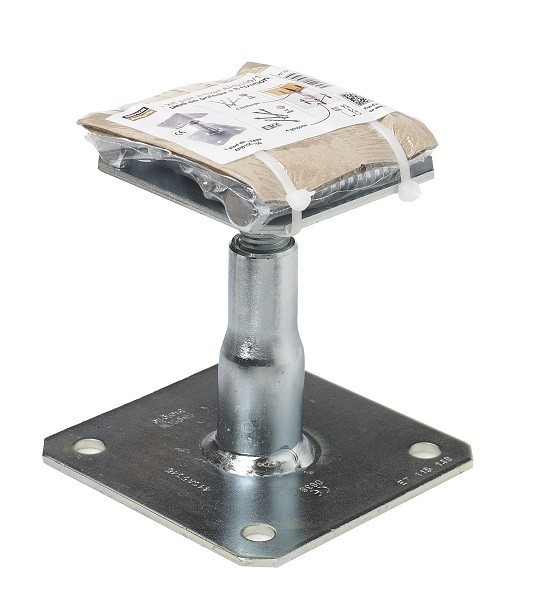 Pied de poteau réglable SIMPSON avec fixations pour structure bois