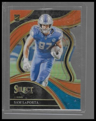 2023 PANINI SELECT CLUB LEVEL PRIZM FOOTBALL #221 SAM LAPORTA RC /399