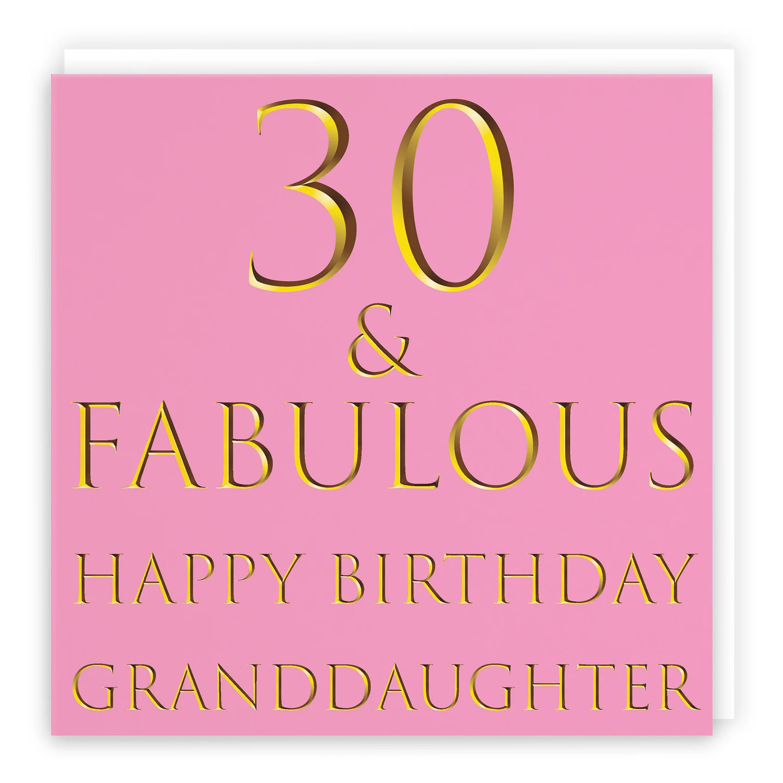 30th Granddaughter Birthday Card Still Totally Fabulous
