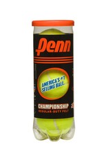 Penn Championship Tennis Balls 3 Pack Yellow Official USTA Approved Performance