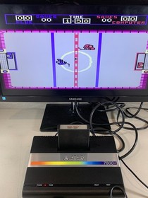 Tested Works 1987 Atari 7800 Hat Trick Video Game Cartridge Only CX7829 Hockey