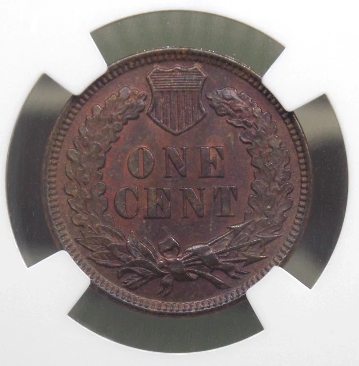 1899 Indian Head Cent Penny 1c PCGS MS64 BN #023 Uncirculated BU Unc ECC&C, Inc. - Image 2 of 4