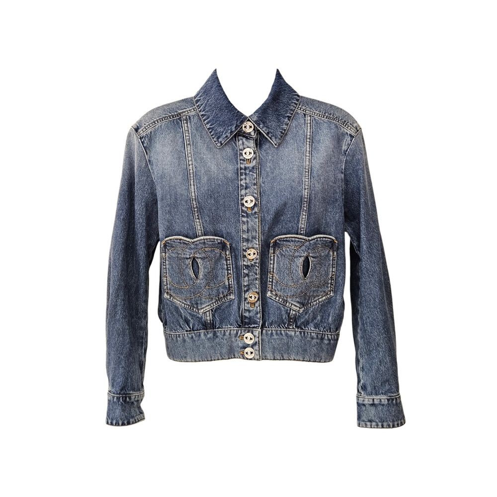 CHANEL Washing Denim Jacket P76746 36 149619359