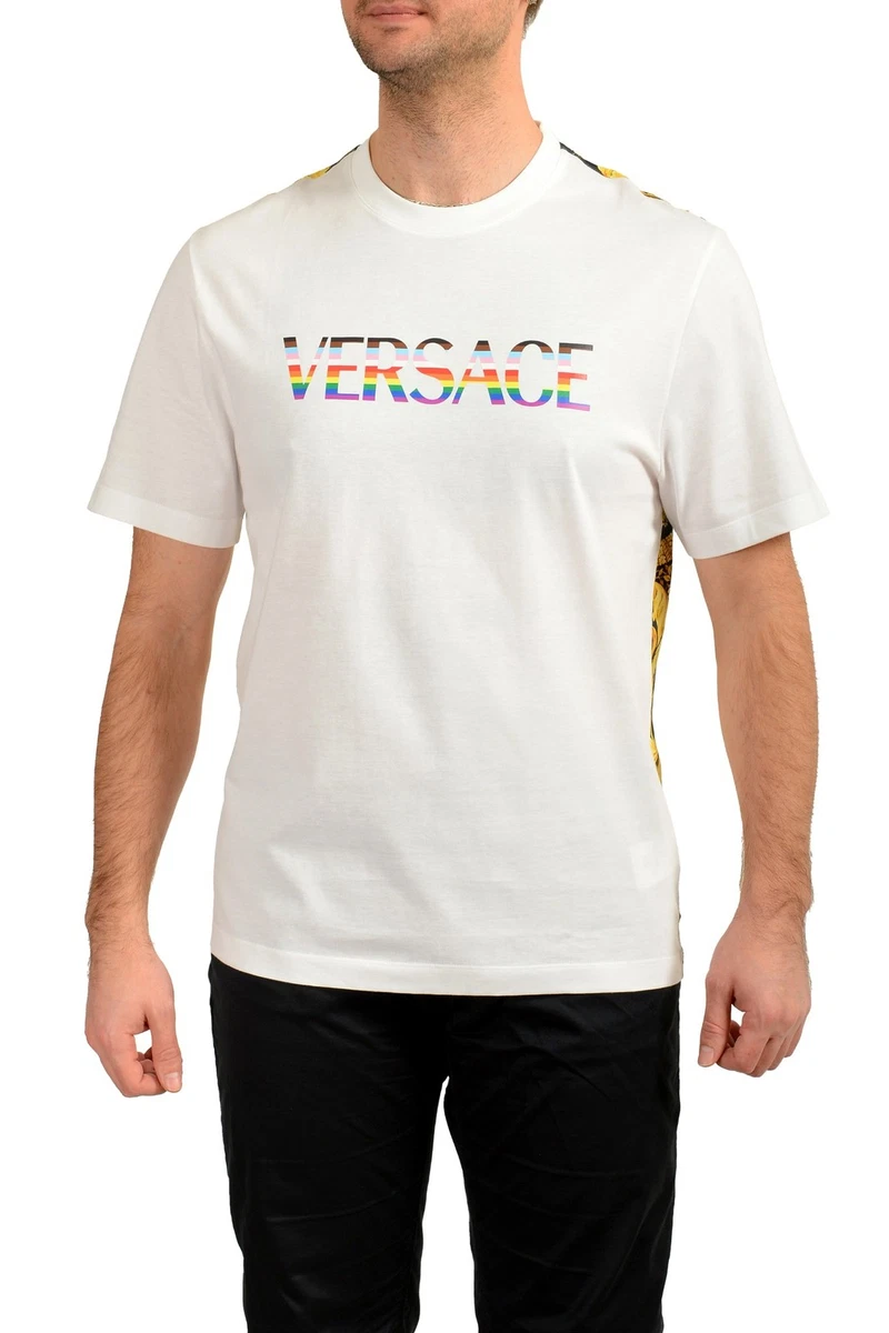 Versace limited EditionマルチカラーTシャツ(M) Versace Multi-Color T-Shirts for Men for sale | eBay