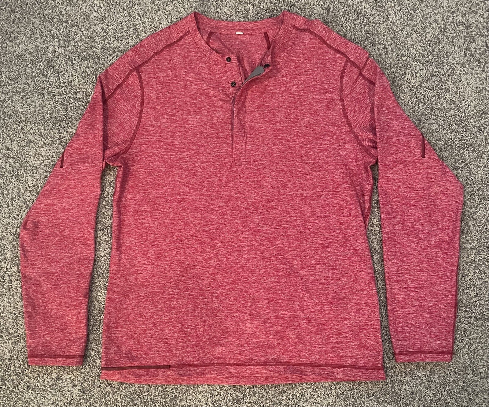 Lululemon Long Sleeve Snap Button Pullover Shirt … - image 1