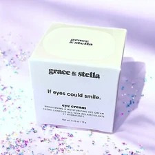 Grace & Stella Eye Cream If Eyes Could Smile 0.46oz Brightening Moisturizing NIB
