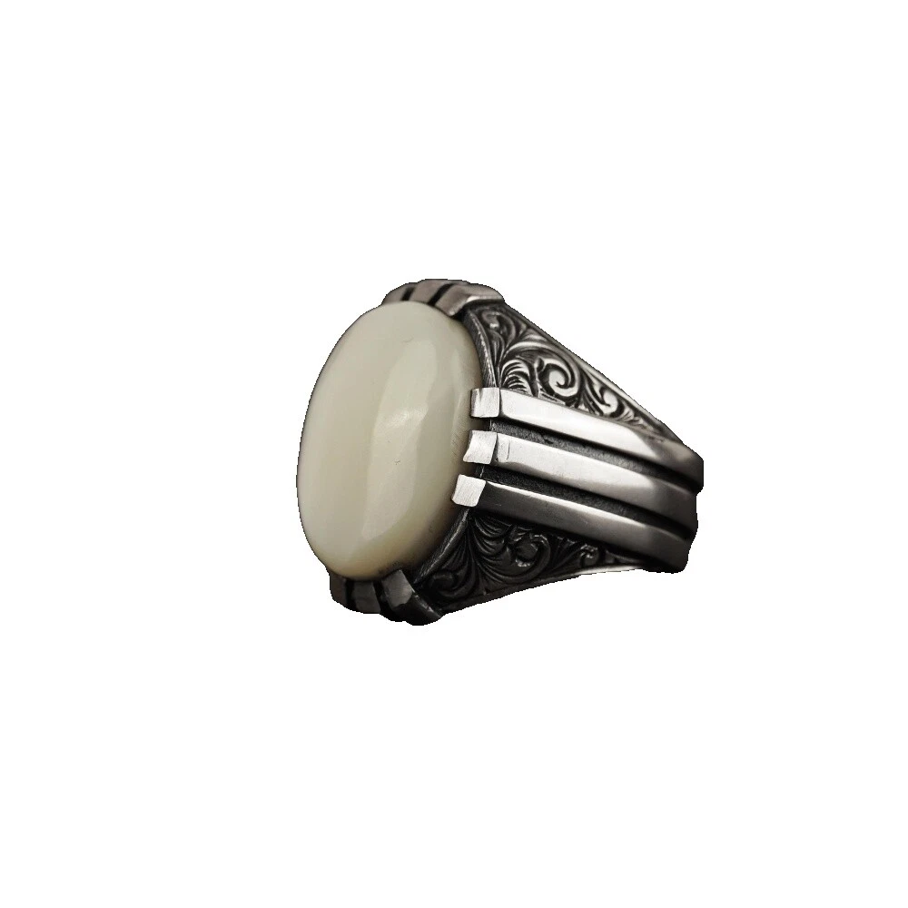 Moedas e Cédulas Anéis de prata esterlina para Homens