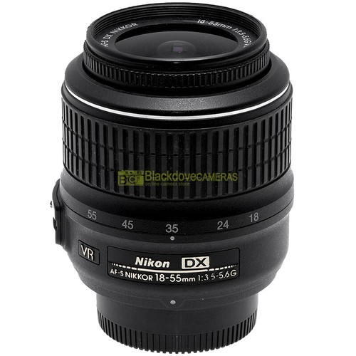 Nikon AF-S zoom Nikkor 18-55 mm f3,5-5,6 G DX VR Obiettivo per reflex digitali - Foto 2 di 4