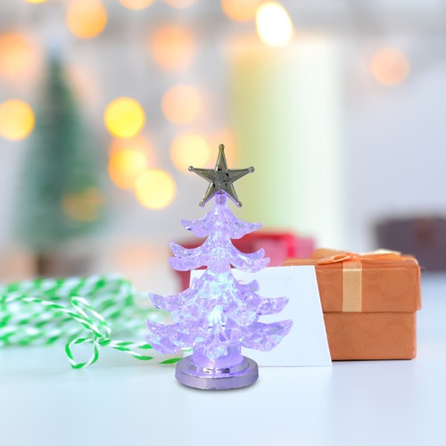 Glowing Christmas Tree LED Light USB Night Ligh Desktop Decor Night Light New - Picture 8 of 12