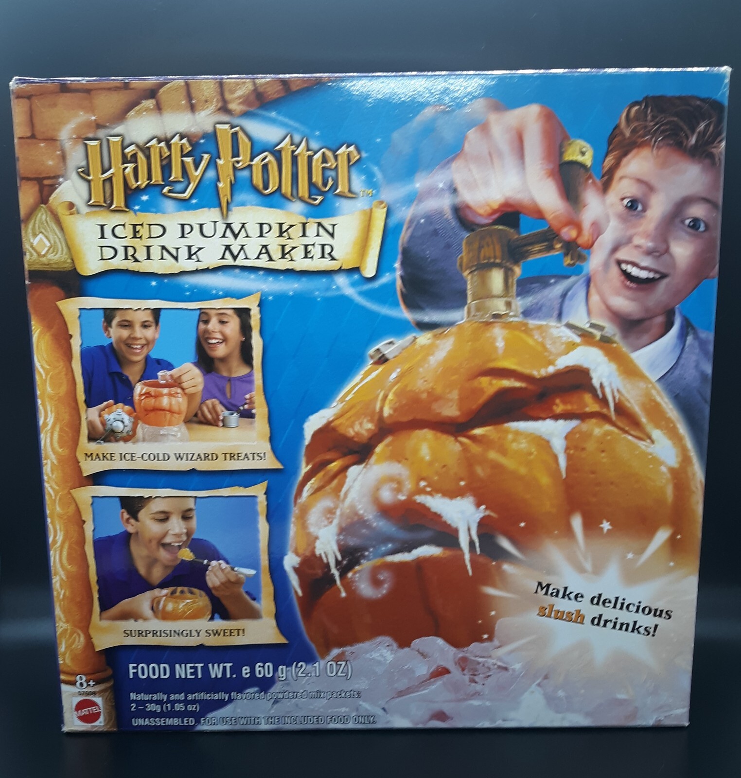 Vintage HARRY POTTER Iced Pumpkin Drink Maker Mattel NIB NEW Sealed 2002 NOS