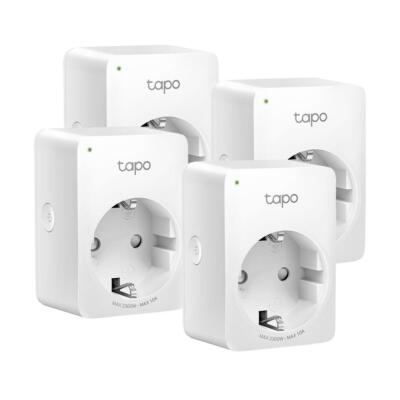 TP-Link Tapo P100 4er Mini Smart WLAN-Steckdose Fernzugriff kein Hub notwendig