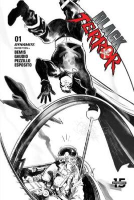 Black Terror Vol. 4 #1 Cover K Incentive Black & White Cover