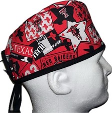 NCAA Texas Tech RARE Scrub Hat Chemo Cap