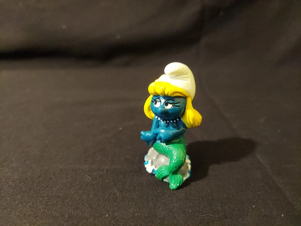 Los Pitufos 20142 Sirena Pitufo Rara Figura De Colección PVC Juguete Años 80 Estatuilla HK Foto 2 de 4