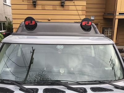 Toyota FJ Cruiser Fog Light Cover AirDam Decal 07 08 09 2010 2011 2012 2013 2014