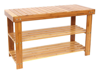 Wooden Shoe Bench Organizer Rack Entryway Hallway Wood Benches