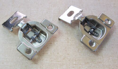 2 Hard To Find Hettich Overlay Face Frame Hinges Self-Close Nickel, 3868/3869 01