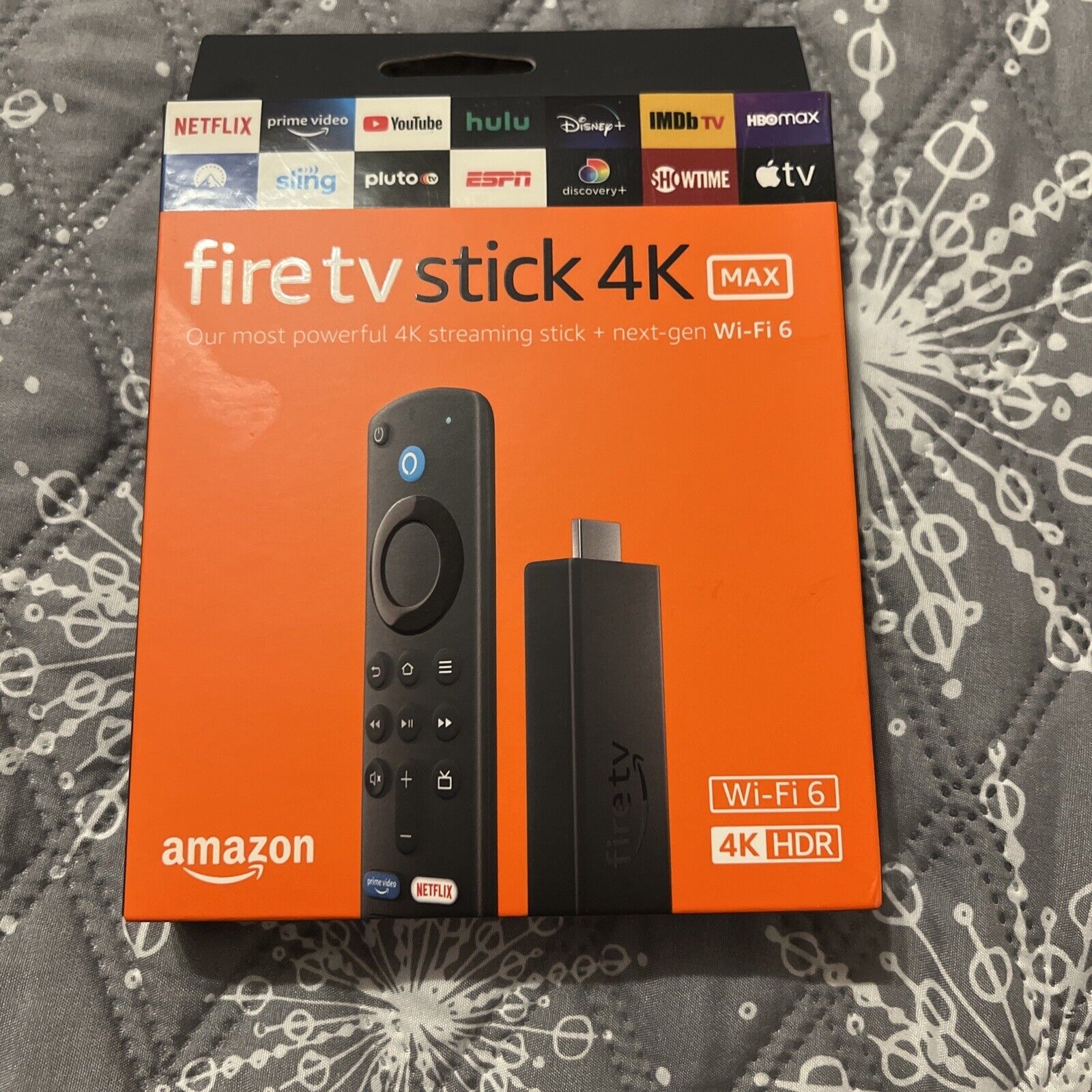 🔥2023 NEW  Fire TV Stick 4K MAX Wi-Fi6 TV Remote Alexa Voice Control  840080565170