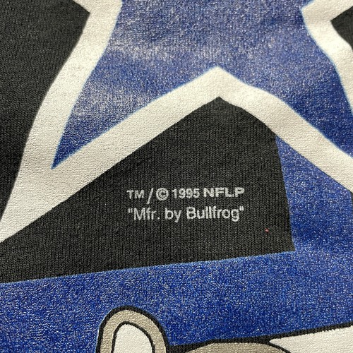 Vintage 90s Dallas Cowboys T-Shirt Boys Medium (10-12) NFL Football USA Made VTG - Picture 6 of 10