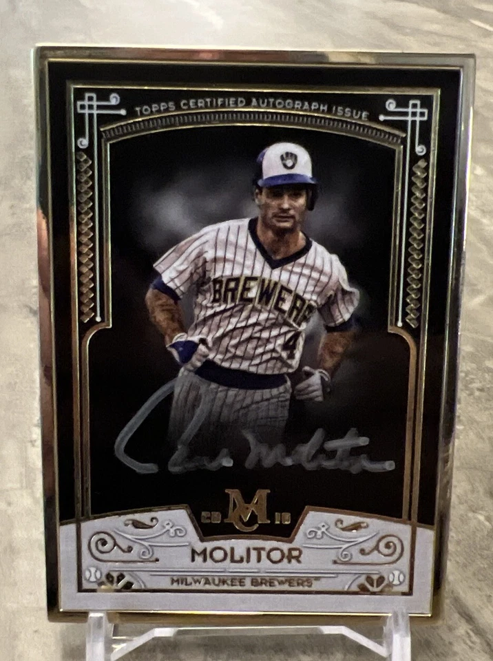 2016 Topps Museum - Gold Framed Auto #MCA-PM Paul Molitor 15/15 - Image 3 of 4