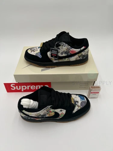 Nike SB Dunk Low Supreme Rammellzee Men's FD8778-001 Many Sizes Available New