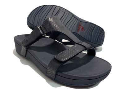 navy blue vionic sandals