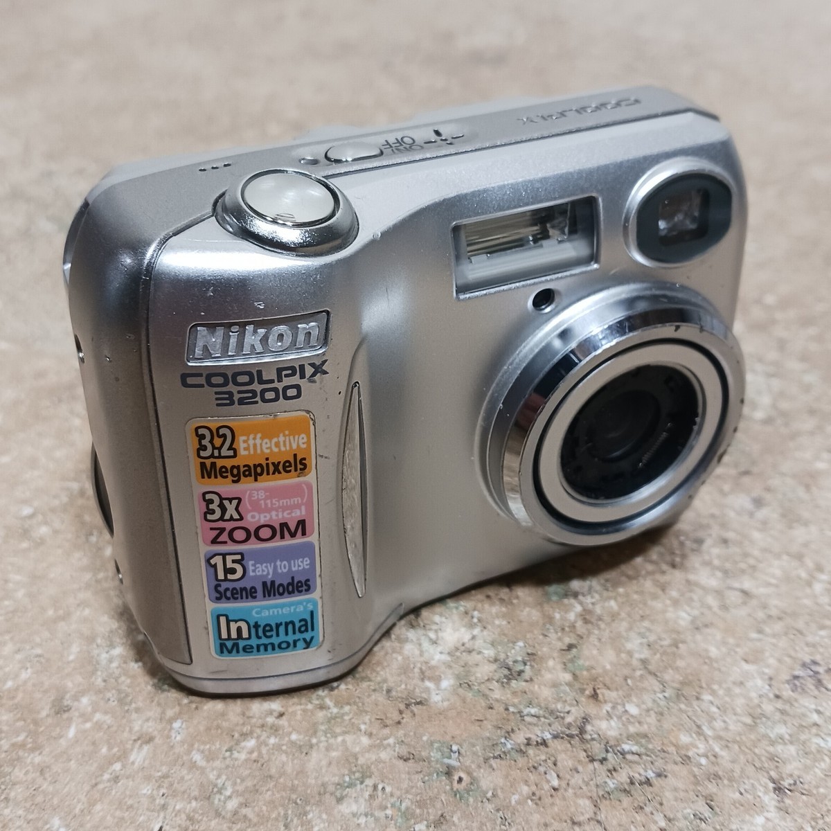 便利な単三電池 使用可 ニコン Nikon Coolpix E3200 ブルー Zoom