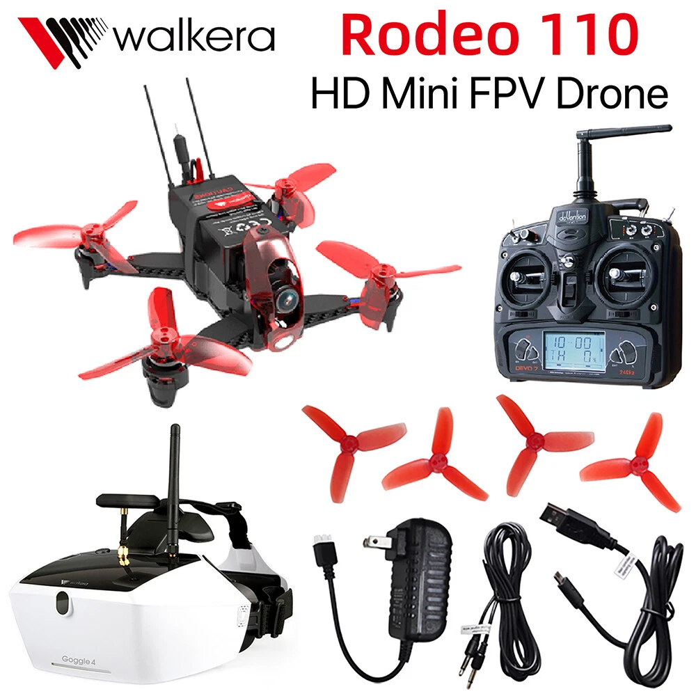 Mere end noget andet Varme Elektriker Walkera Rodeo 110 FPV Drone Kit Mini Indoor FPV Drone RC Quadcopter | eBay