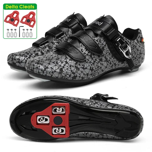 MTB Schuhe Außen Rennen Rennrad Mit SPD Stollenschuhe Herren Mountainbike Schuhe - Bild 5 von 38